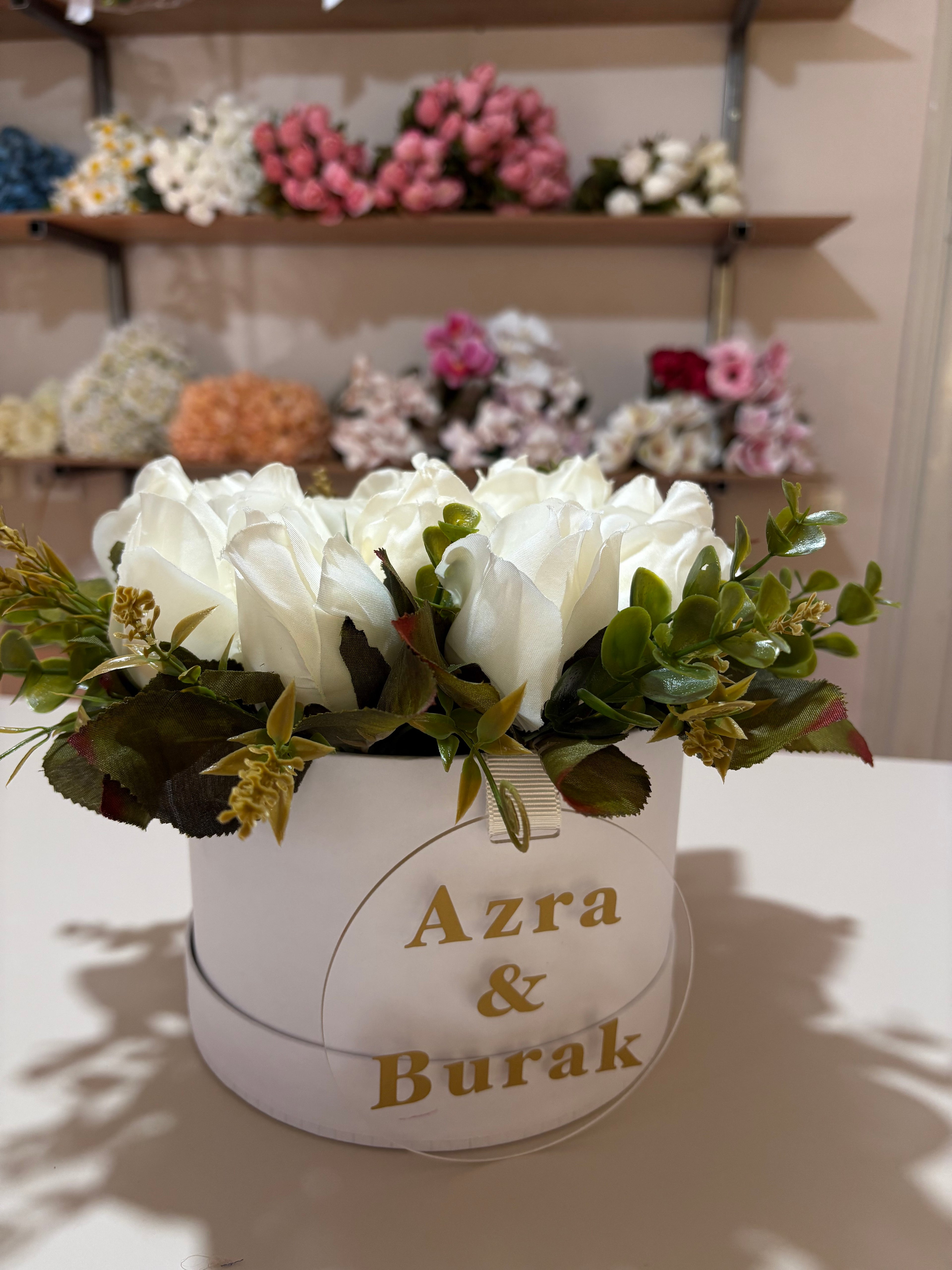 Kutulu İsteme Gül Buketi