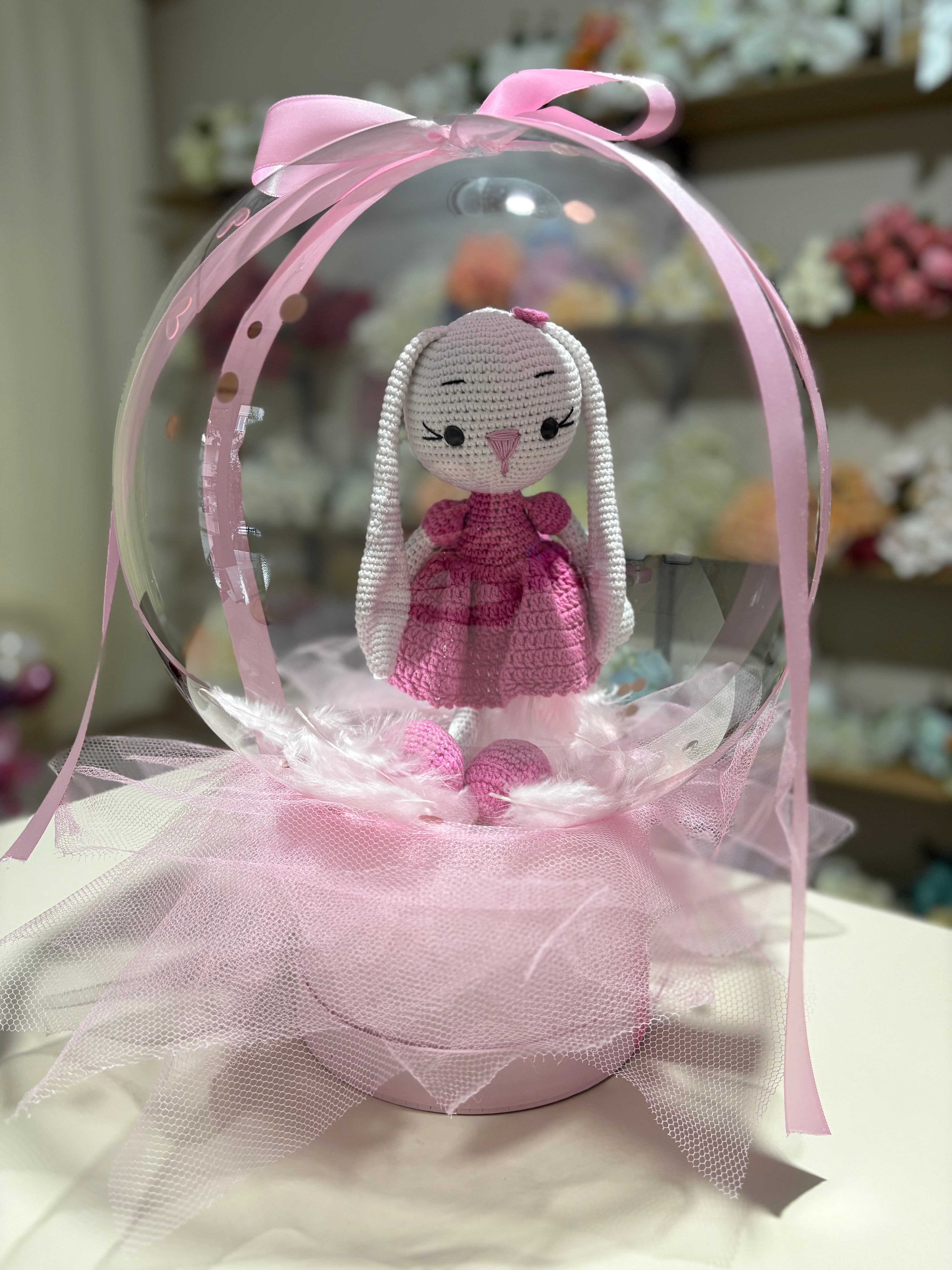 Amigurumi Oyuncaklı Hediye Balonu