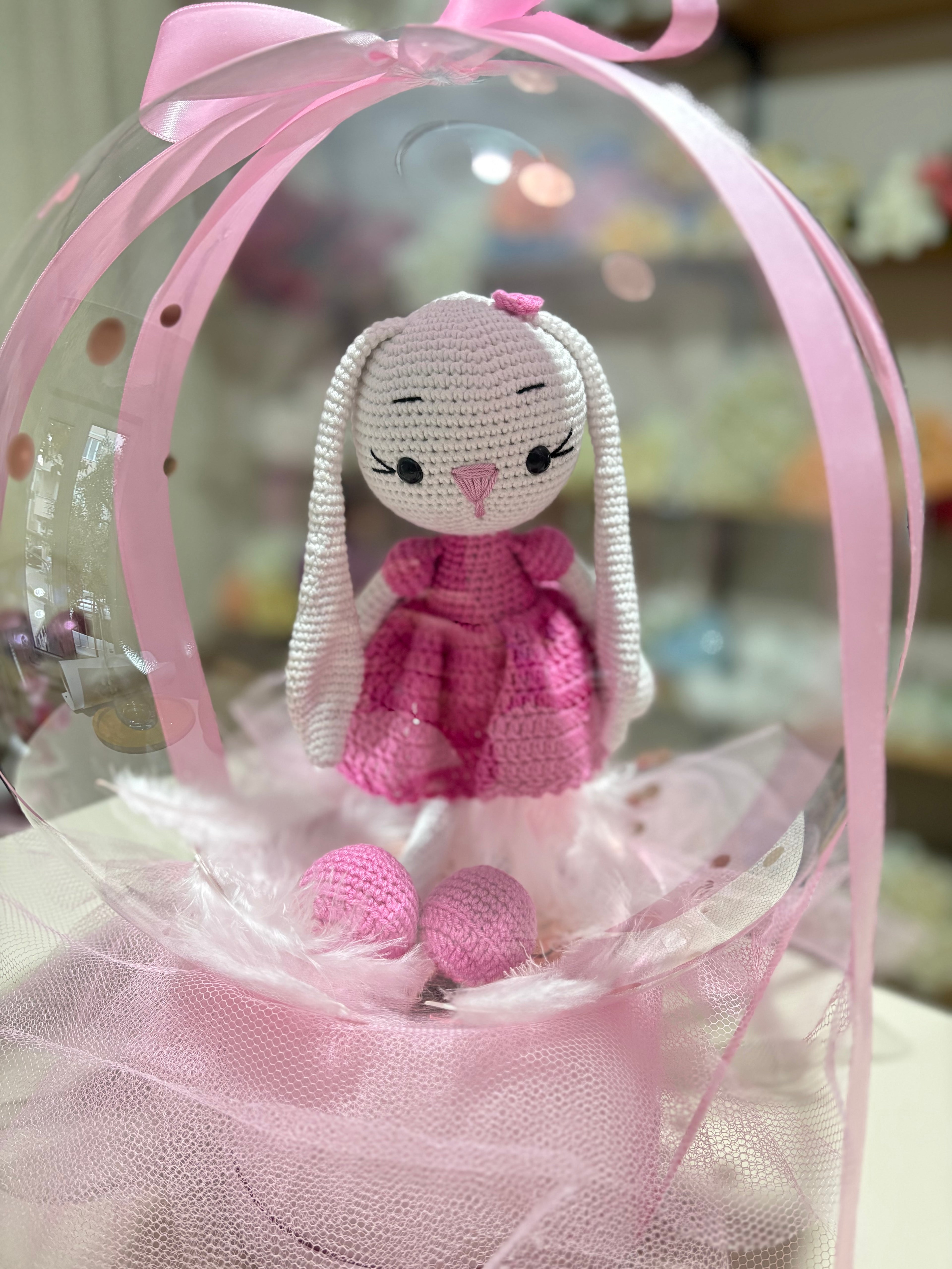 Amigurumi Oyuncaklı Hediye Balonu