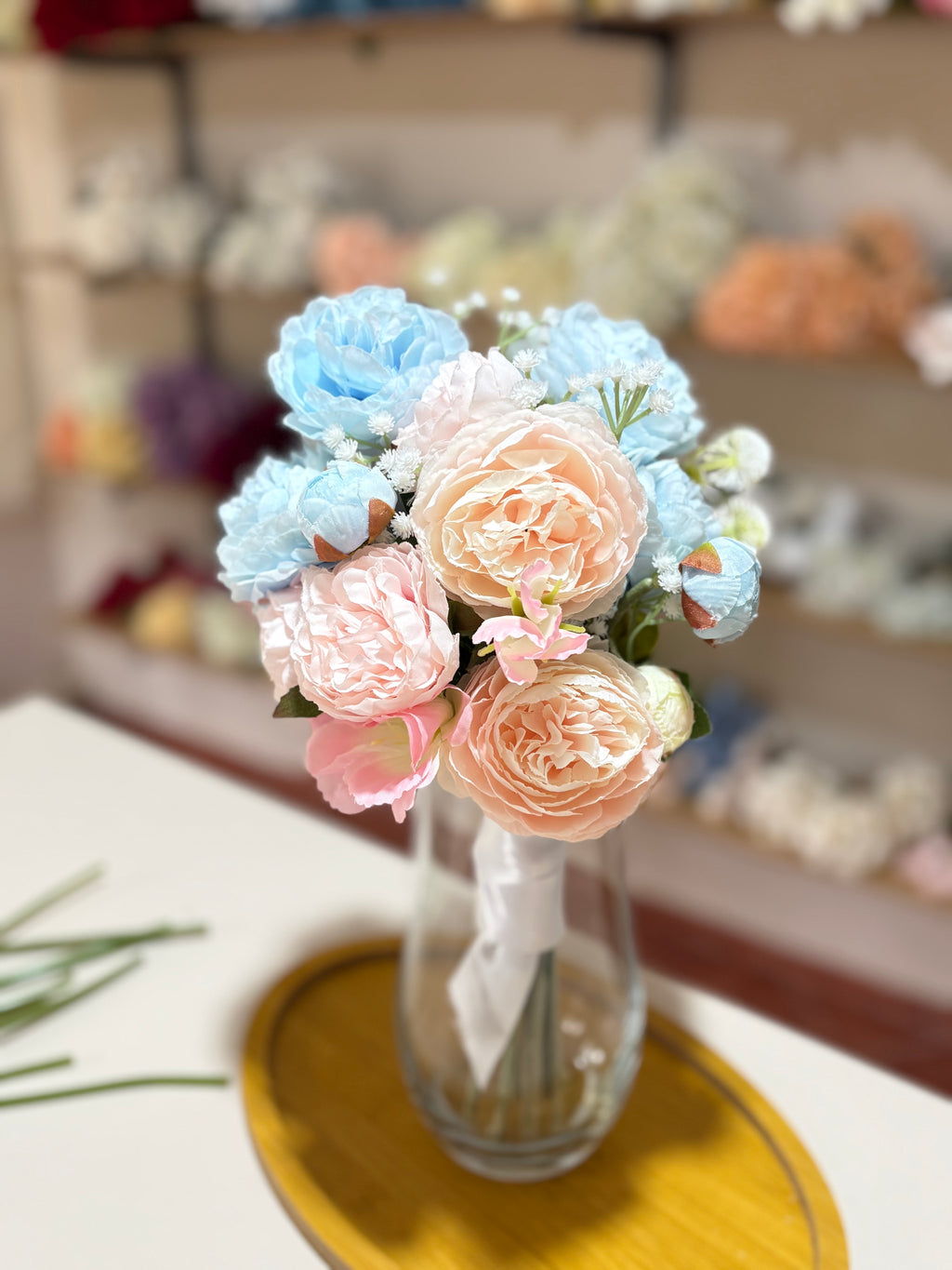 Pastel Rüya Yapay Gelin Buketi